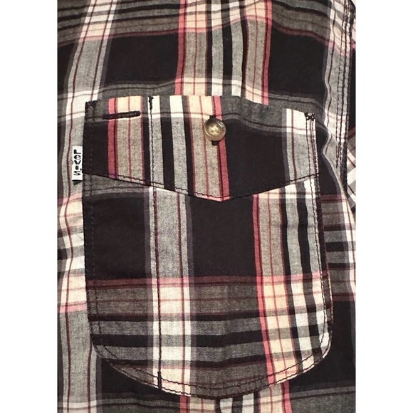 Men’s Levi’s Long Sleeve Plaid Shirt XL - Picture 8 of 9